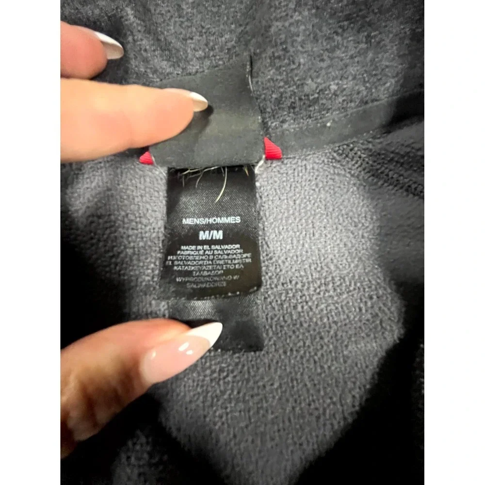 The North Face Never Stop Exploring Sweatshirt Mens Medium Charcoal Gray 1/4 Zip
